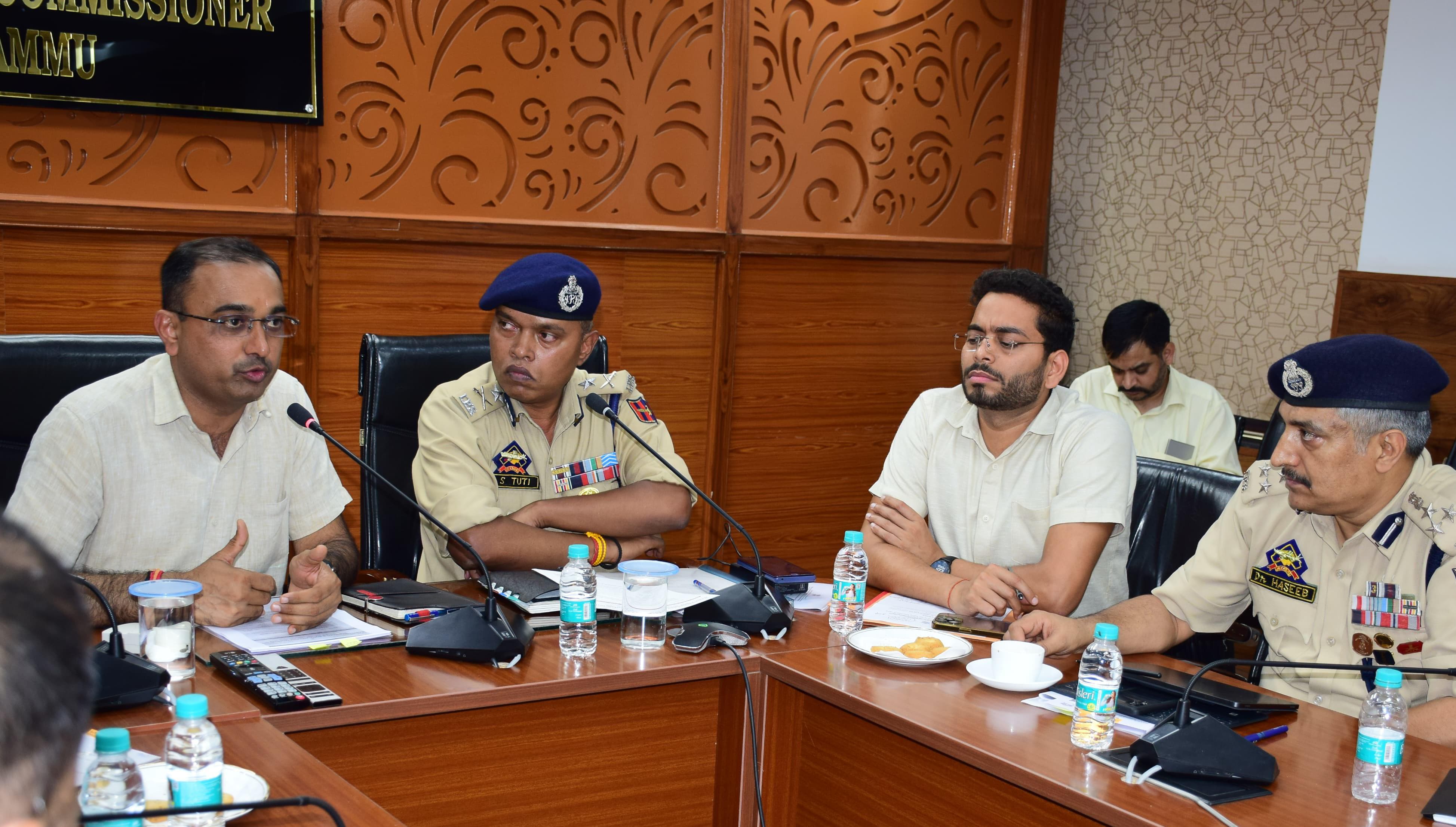 'Div Com, IGP review arrangements for Shri Budha Amarnathji Yatra 2025'
